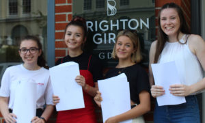 Brighton Girls Celebrate Outstanding A Level Results